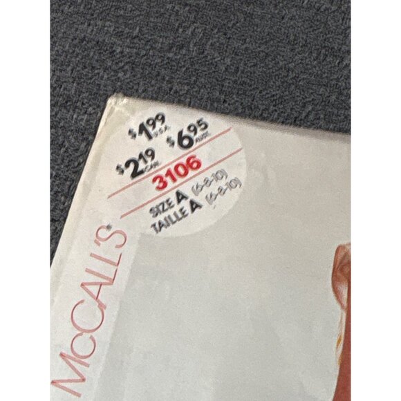 Vintage McCalls Stitch N Save Sewing Pattern 3106 Misses Dress Size 6-8-10 1987 - Picture 2 of 5